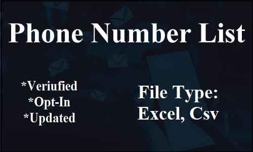 Phone Number List