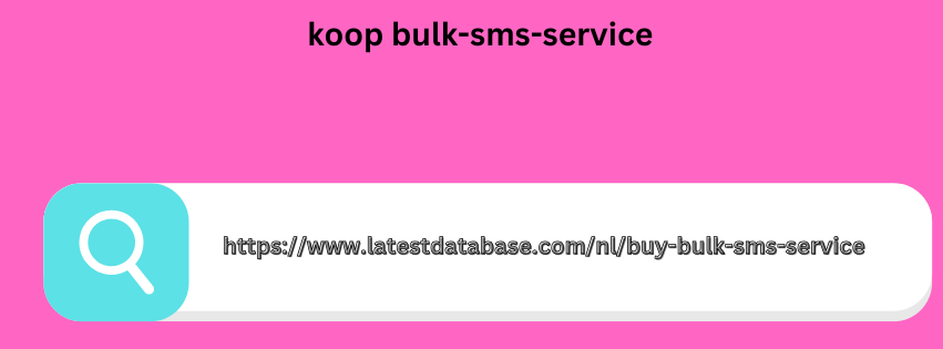 Koop bulk-sms-service