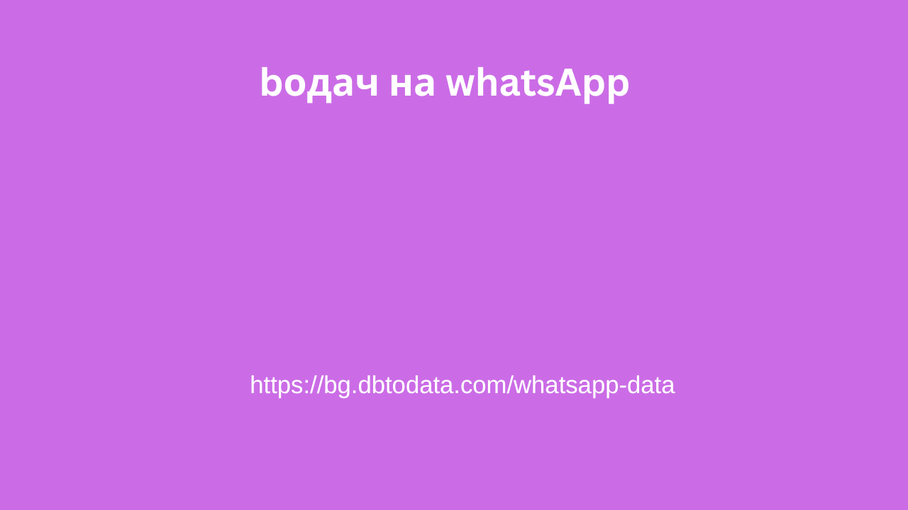 bодач на WhatsApp