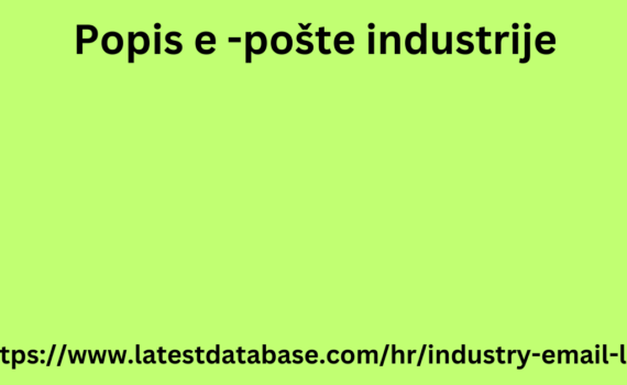 Popis e -pošte industrije