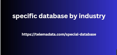 specific database by industry 