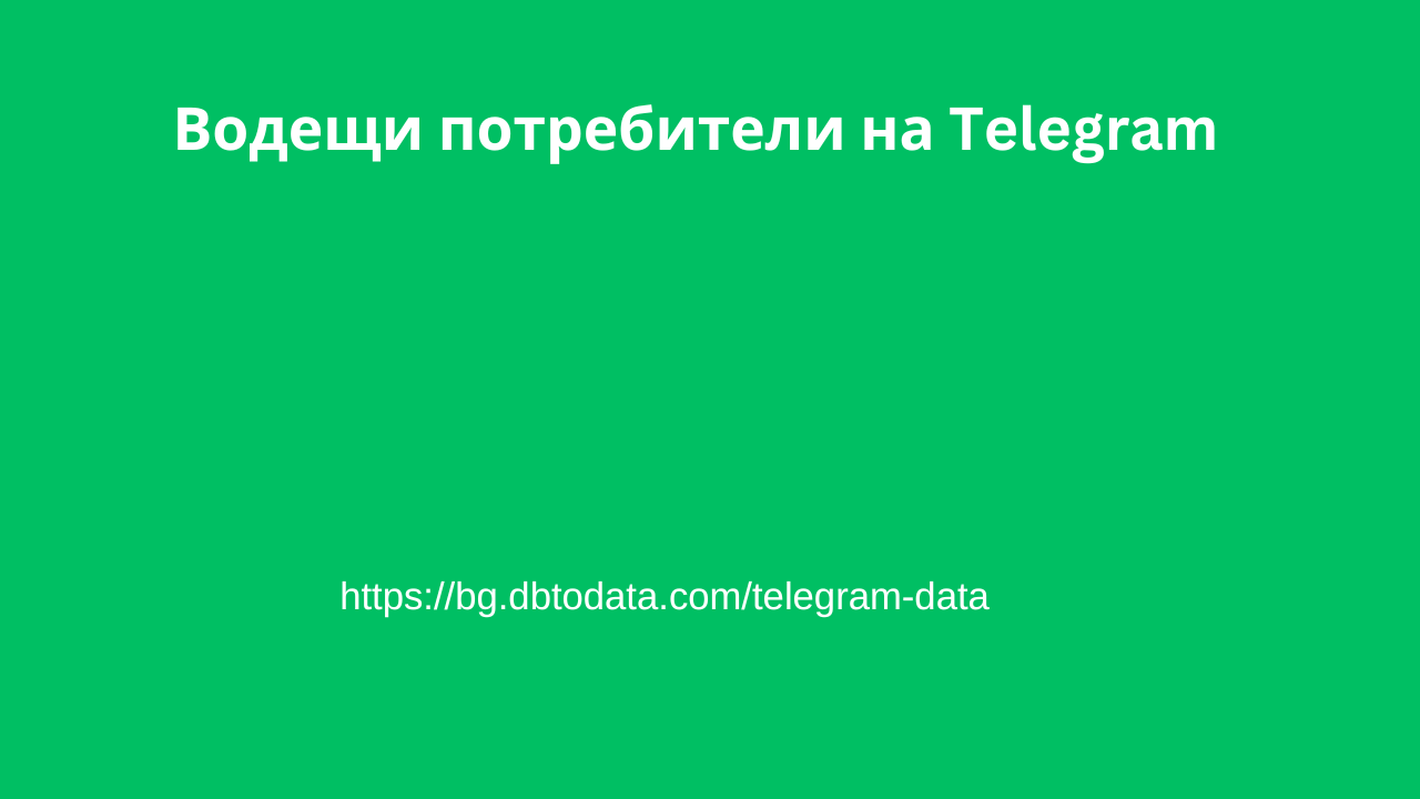 bодещи потребители на telegram