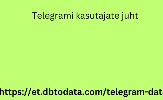 Telegrami kasutajate juht