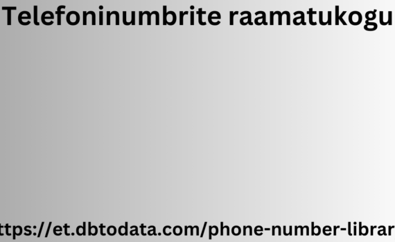 Telefoninumbrite raamatukogu