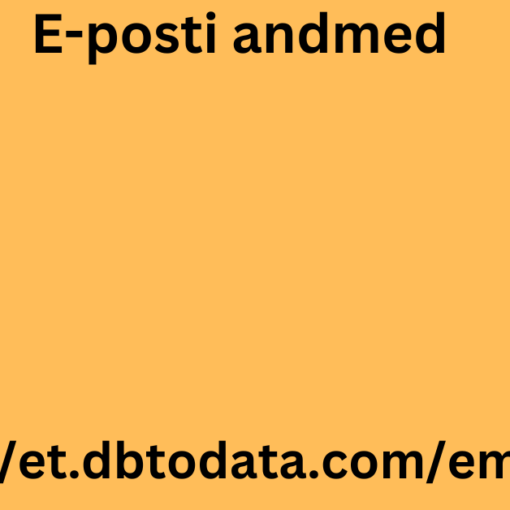 E-posti andmed