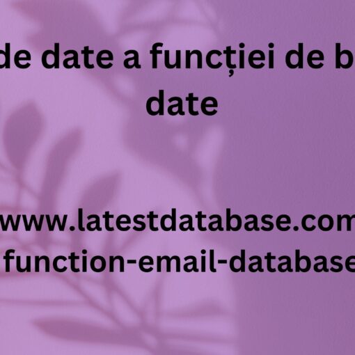 Baza de date a funcției de bază de date