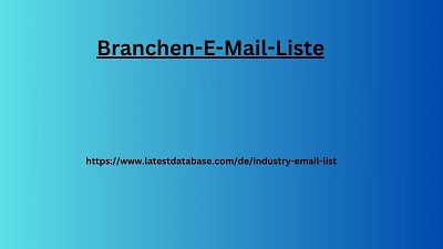 Branchen-E-Mail-Liste