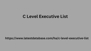 C Level Executive List