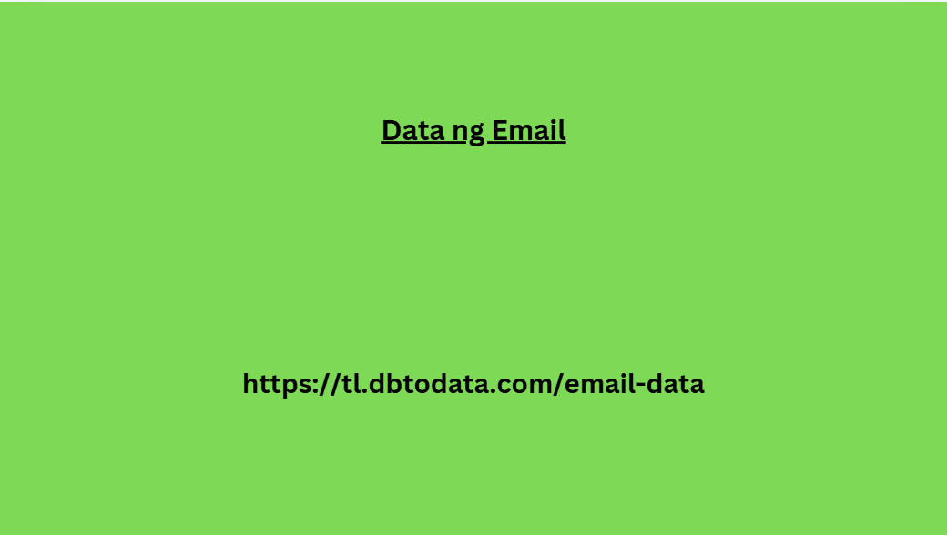 Data ng Email 