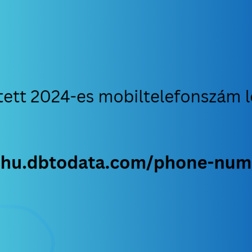 Frissített 2024-es mobiltelefonszám leadása