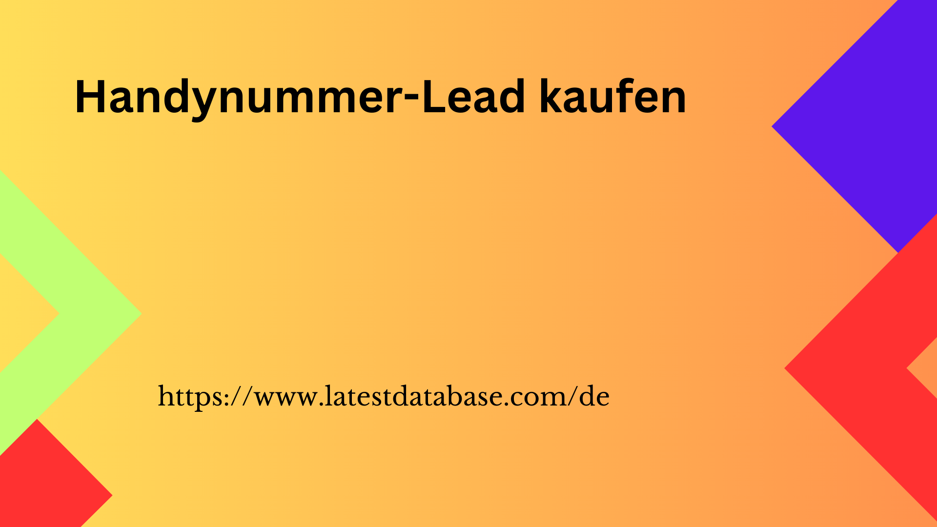 B2B-E-Mail-Liste