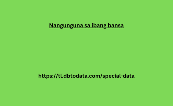 Nangunguna sa ibang bansa