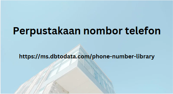 Perpustakaan nombor telefon