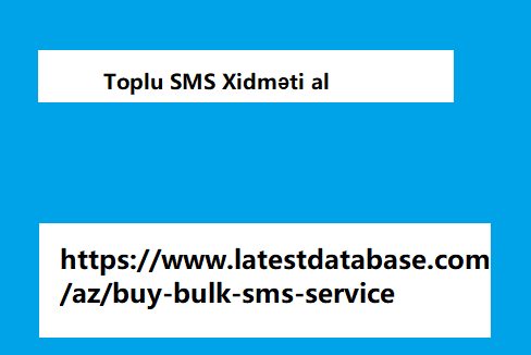 Toplu SMS xidməti