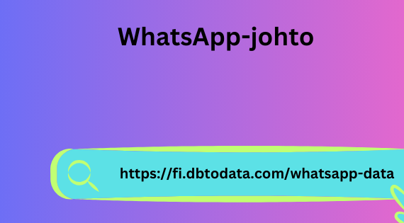 WhatsApp-johto