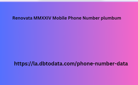 Renovata MMXXIV Mobile Phone Number plumbum