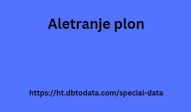 Aletranje plon