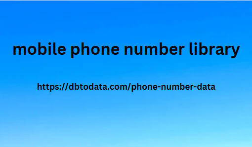 mobile phone number library