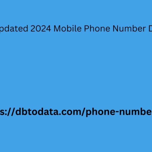 Updated 2024 Mobile Phone Number Data