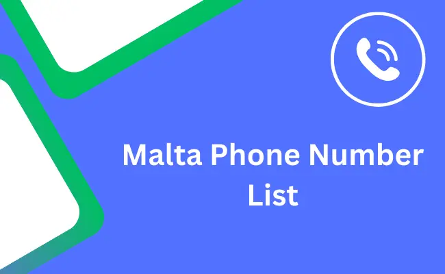 Malta phone number list