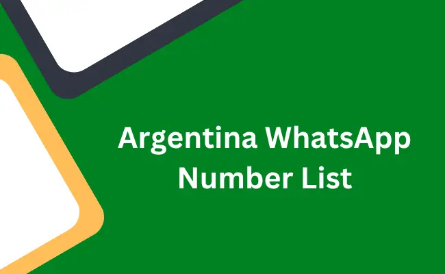 Argentina whatsapp number list