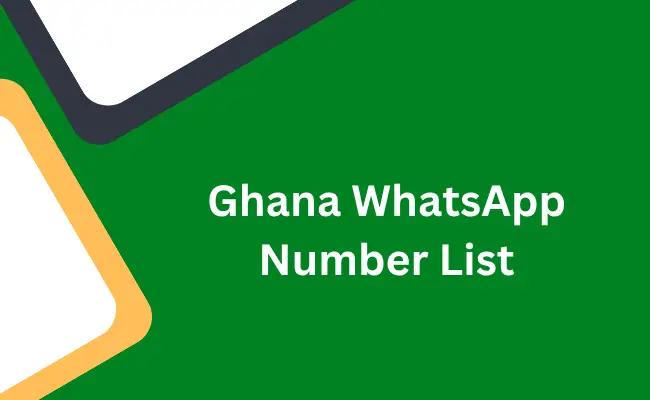 Ghana whatsapp number list