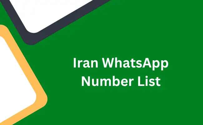 Iran whatsapp number list