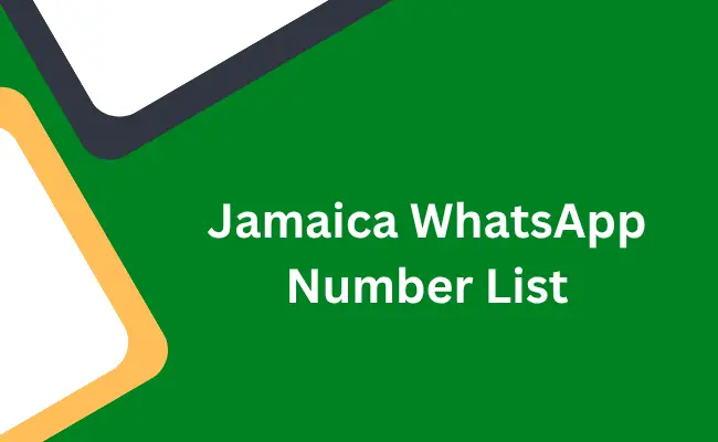 Jamaica whatsapp number list